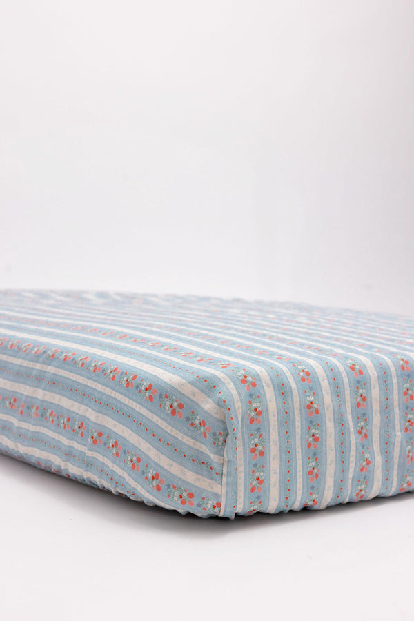Marianne - Linen Crib Sheet