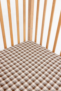Murphy - Linen Crib Sheet