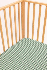 Parker - Linen Crib Sheet