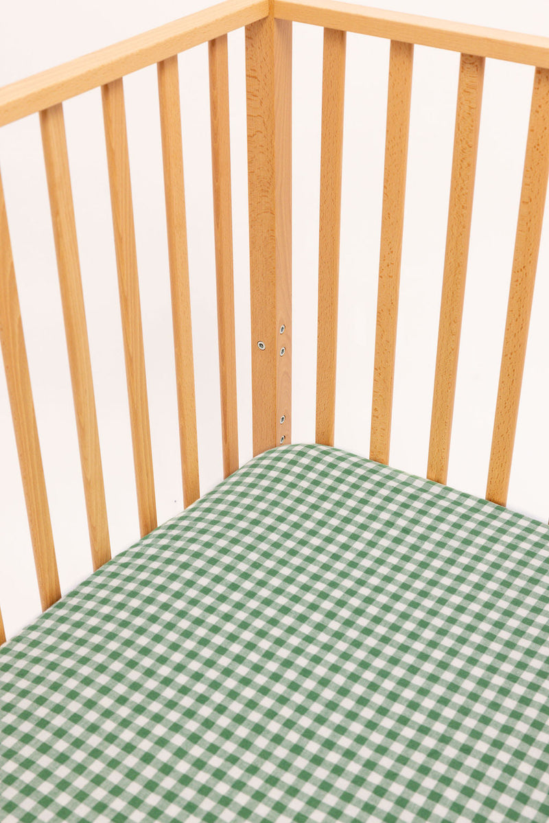 Parker - Linen Crib Sheet