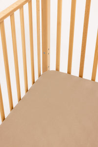 Desert Lark - Linen Crib Sheet