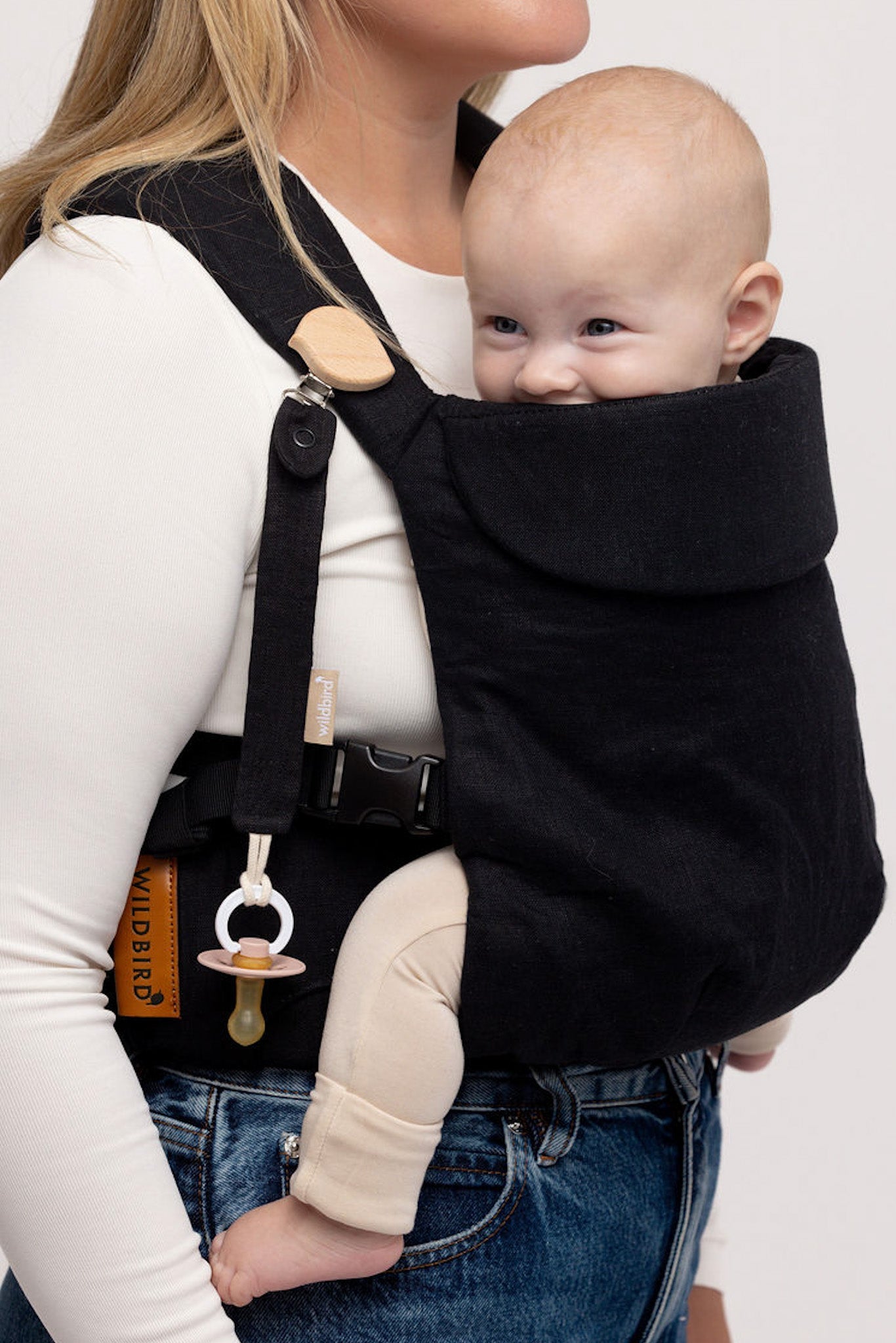 Raven - Pacifier Clip Set