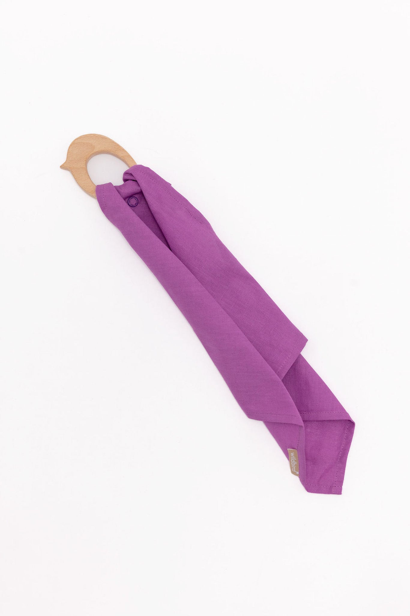 Açaí - Linen + Maple Ring Teether