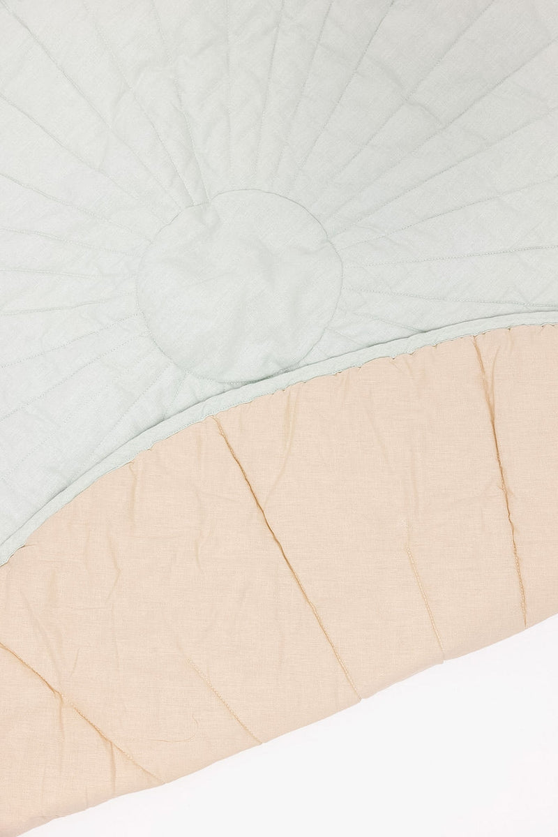 Damson/Sparrow - Linen Quilted Playmat