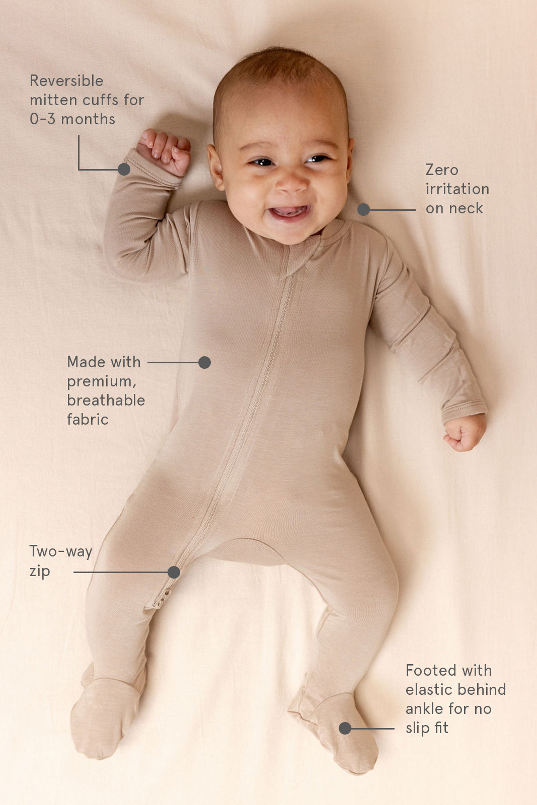 Beatrix - CloudBlend™ Footed Pajamas